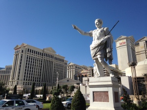 Caesar with his palace.