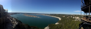 Lake Travis panorama from The Oasis.